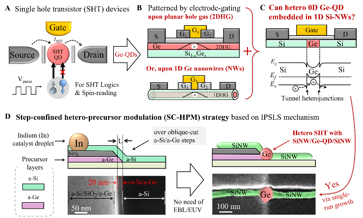 Science Advances|南京大学余林蔚、王军转教授团队锗量子点精准构筑与单空穴器件研究取得重要进展